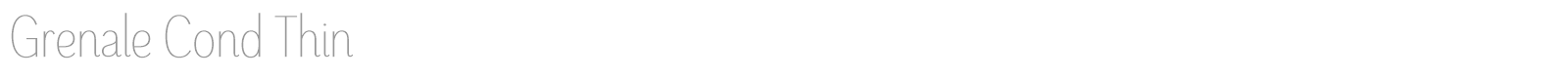 Grenale font preview